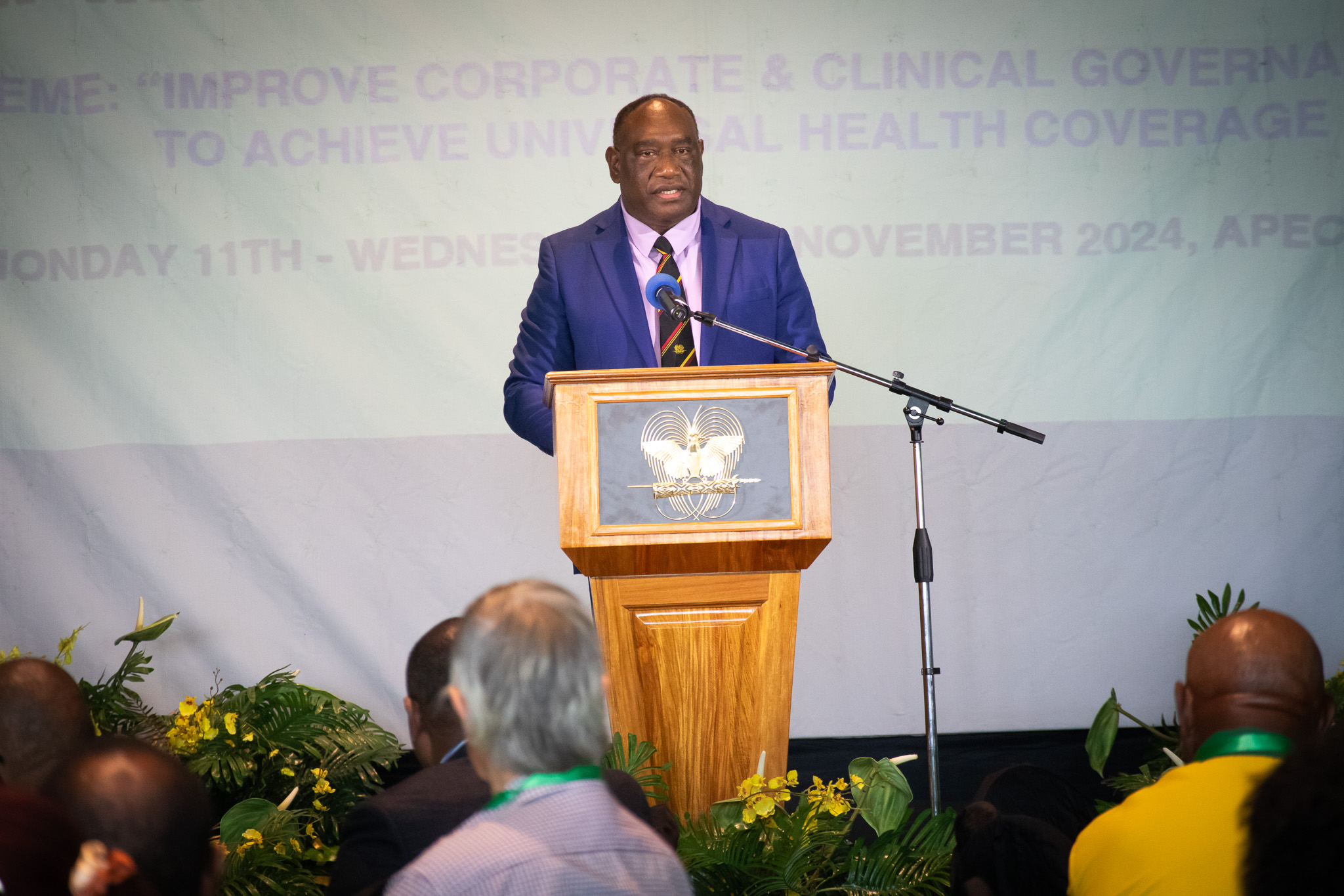 PNG Health Minister, Hon. Elias Kapavore