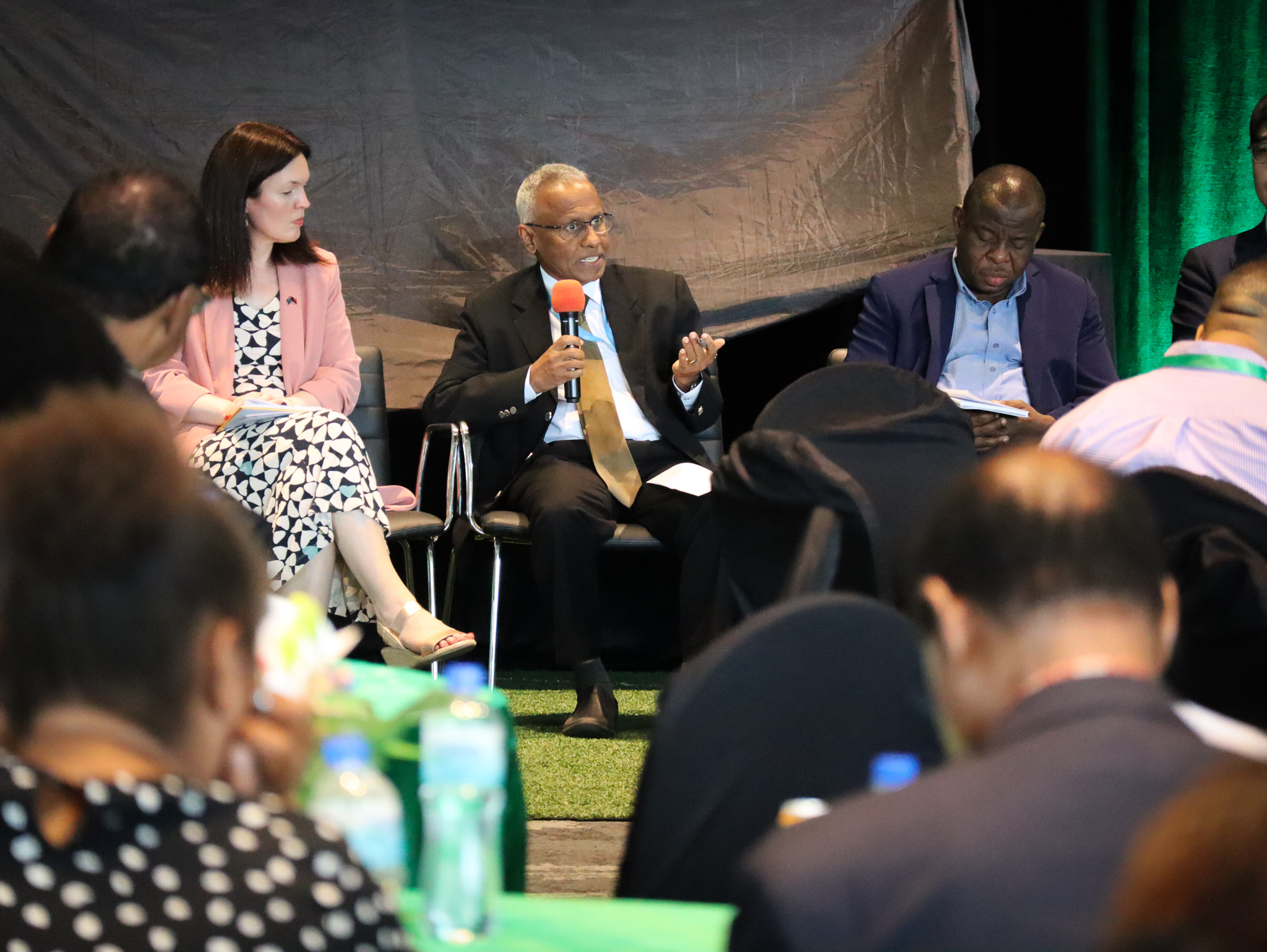WHO OIC, Dr. Ananda Amarasinghe speaking at the 24 PNG Health Conference