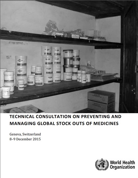 Technical consultation on preventing and managing global stock outs of medicines
