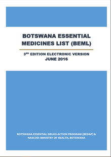 Botswana: Essential Medicines List (BEML) 2016 (English)