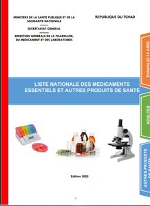 Chad: Liste Nationale des Medicaments Essentiels et Autres Produits de Sante 2022 (French)