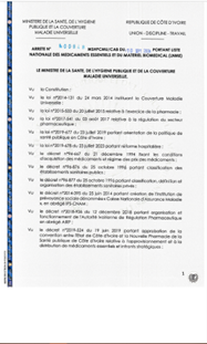 Cote D'Ivoire: Liste Nationale des Medicaments Essentiels et du Materiel Biomedical (LNME) 2024 (French)