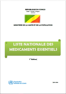 Congo: Liste Nationale des Medicaments Essentiels 2016 (French)