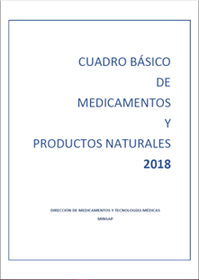 Cuba: Cuadro Básico de Medicamentos y Productos Naturales 2018 (Spanish)