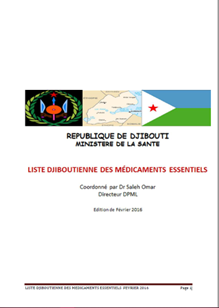 Dijibouti: Liste Djiboutienne des Medicaments Essentiels 2016 (French)