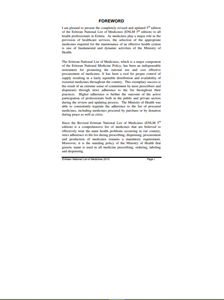 Eritrea: National List of Medicines 2010 (English)