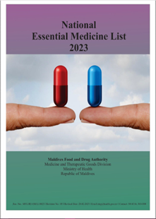 Maldives: National Essential Medicines List 2023 (English)