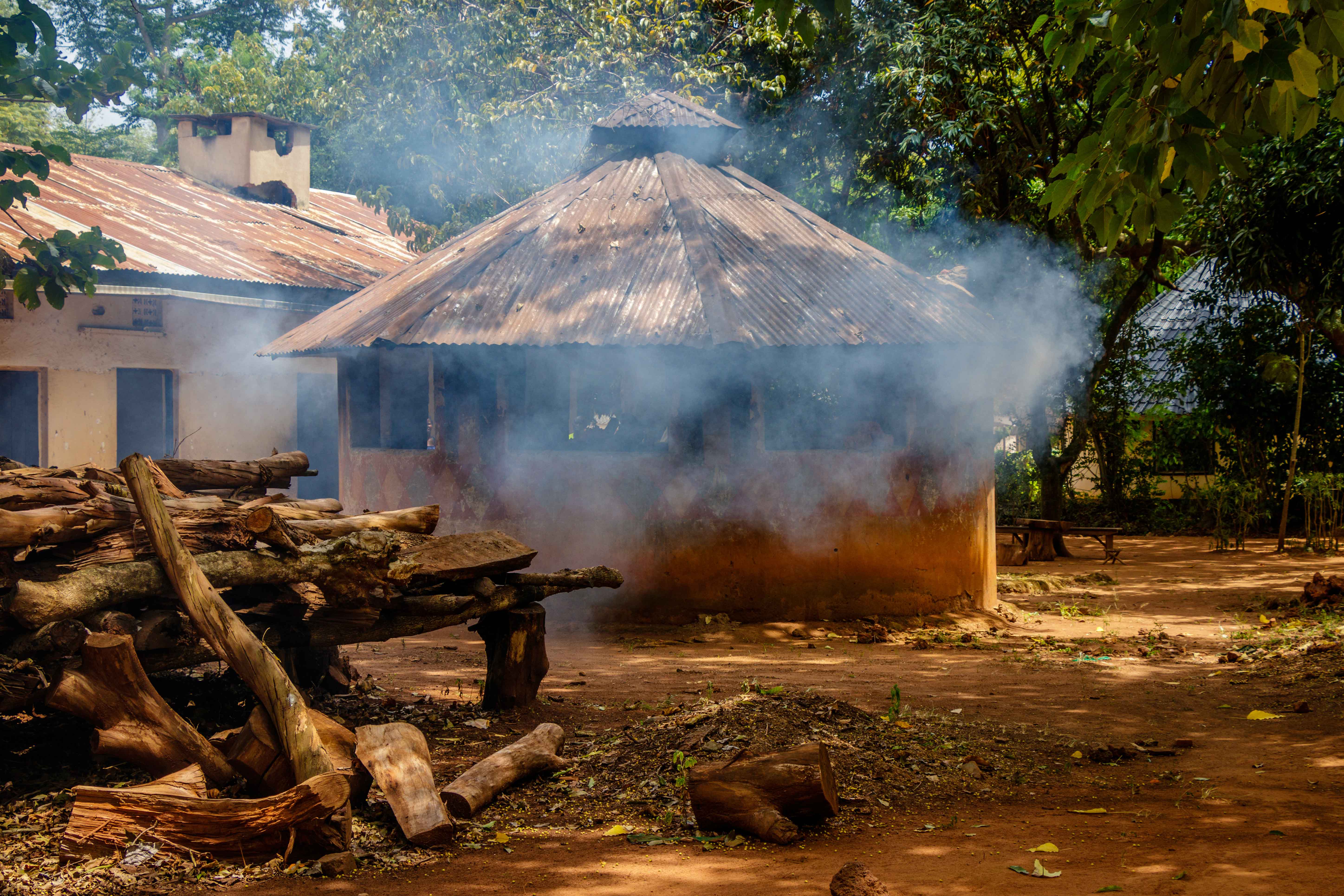 household air pollution outside