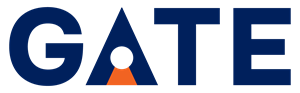 230314_ GATE Visual ID _ Primary_Navy blue GATE logo in navy and orange