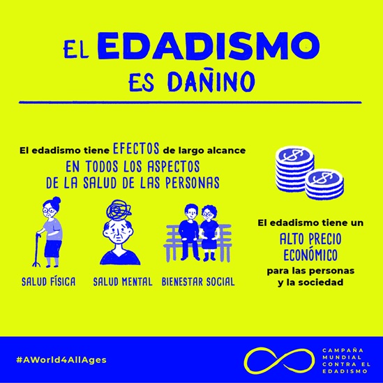 El edadismo es dañino