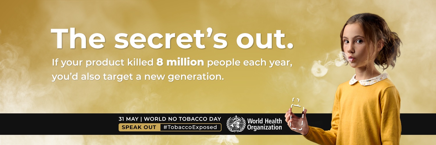 World No Tobacco Day 2020 social media