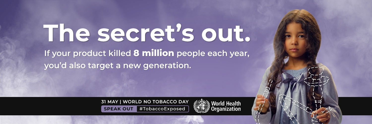 World No Tobacco Day 2020 social media