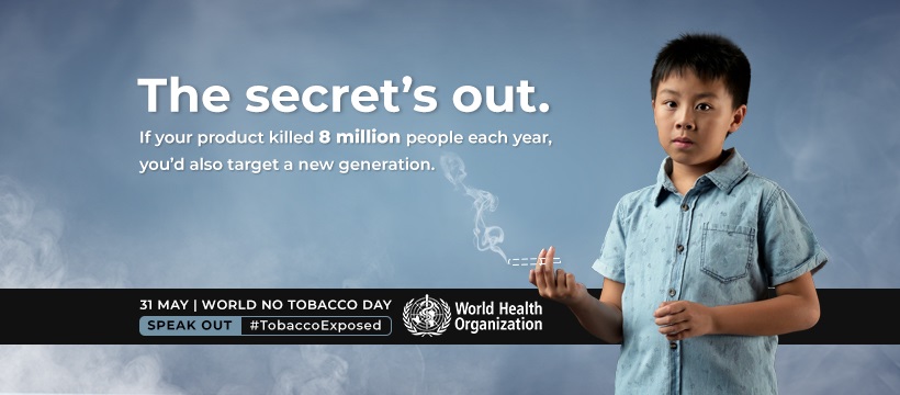 World No Tobacco Day 2020 web banner