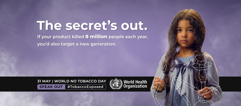 World No Tobacco Day 2020 web banner
