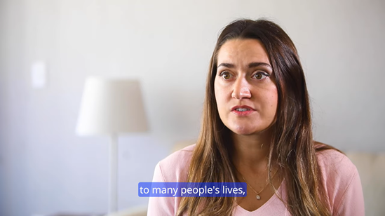 Gabriella Balasa, member of the WHO Task Force of AMR survivors (USA)