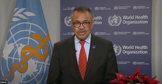 Dr Tedros Adhanom Ghebreyesus, WHO Director-General.