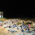 Provisional camp made by earthquake victims in Haiti