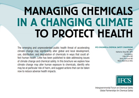 Managing chemicals in a changing climate to protect health