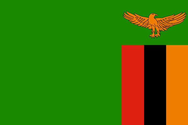Official flag of Zambia