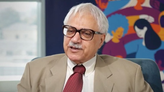 Video snapshot of Dr Abdulredha Nahman talking on camera.
