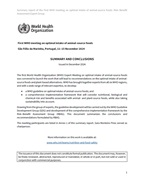 1st meeting on optimal mistake of animal souce foods - summary and conclusions pub cover