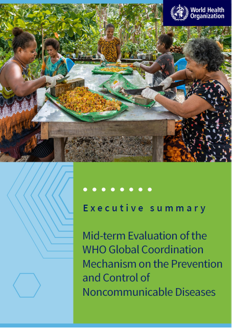 Mid-term evaluation of the WHO Global Coordination Mechanism on the Prevention and Control of Noncommunicable Diseases: Executive summary