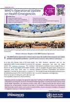 Cover image for WHO monthly operational report - May 2025