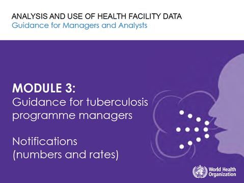 Analysis and use of health facility data: guidance presentation for tuberculosis programme managers