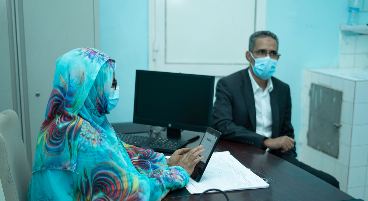 Go.Data is used at a health facility in Nouakchott, Mauritania.