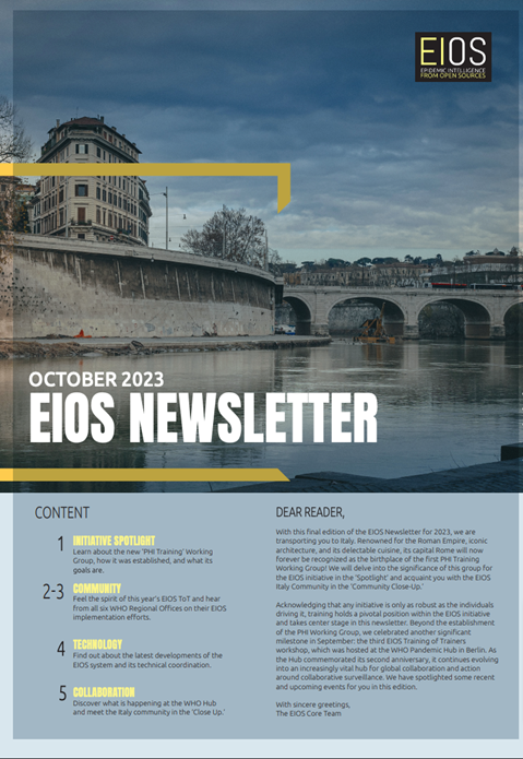 EIOS Newsletter October 2023