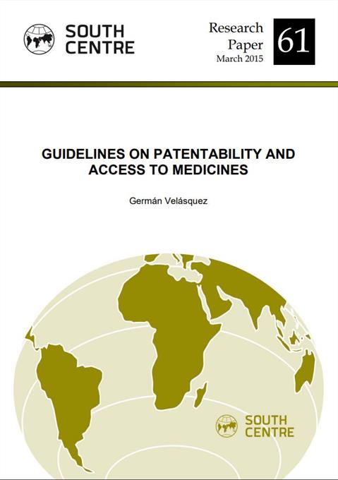 Guidelines on patentability and access to medicines