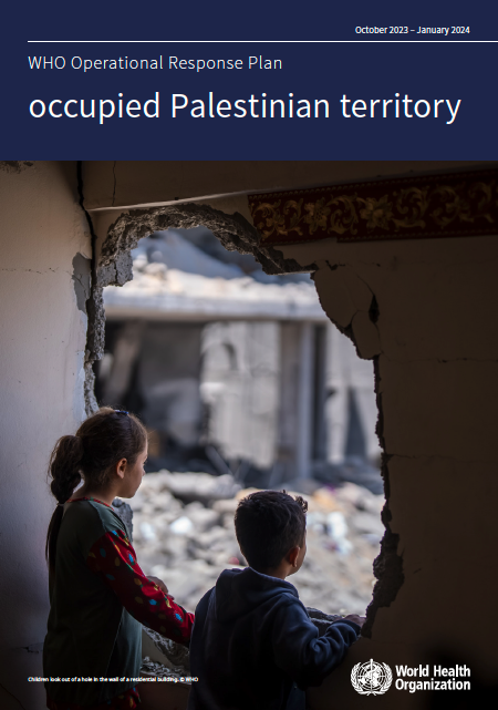 WHO Operational Response Plan: occupied Palestinian territory
