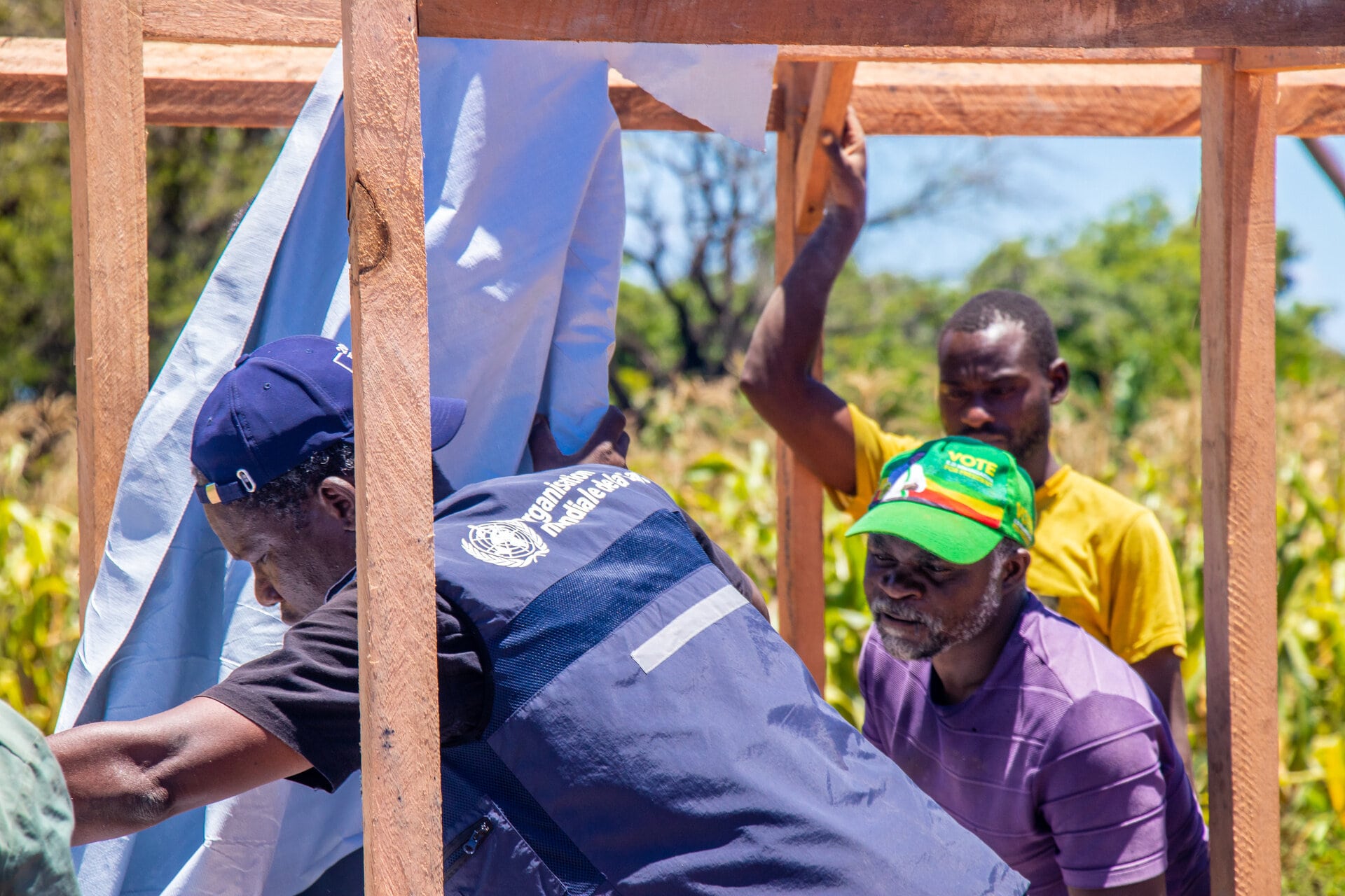 WHO and Ministry of Health Zimbabwe building an 8-bed capacity Cholera Treatment Centre