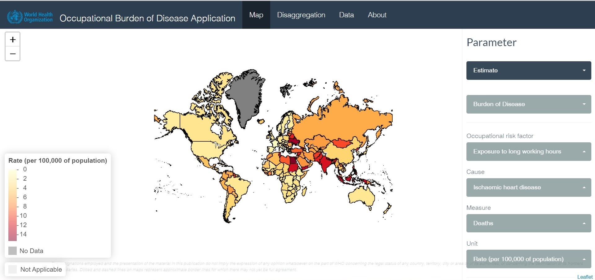 WHO/ILO map screenshot screenshot-map-who-ilo-contour