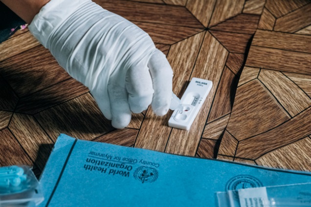Myanmar malaria test