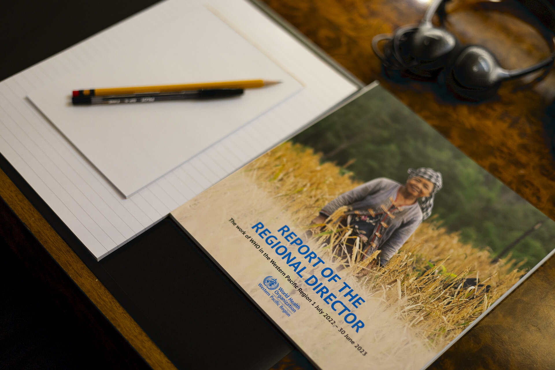 Picture of the report of the regional director WPRO