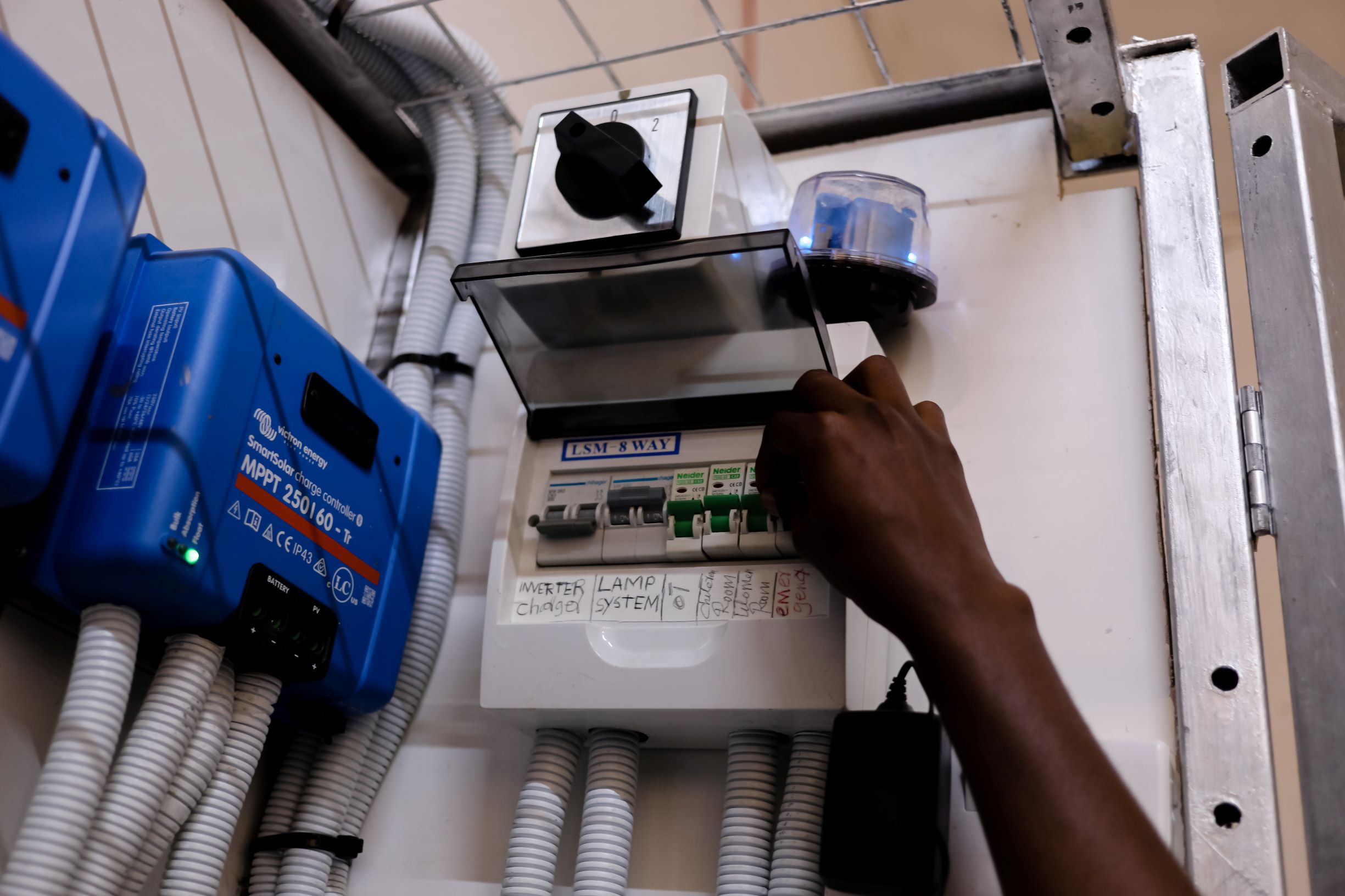Solar Powered Oxygen Concentrator System, Hanaano Hospital. Dhushamareb, Galmudug.