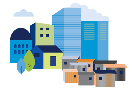 Illustration for a city
