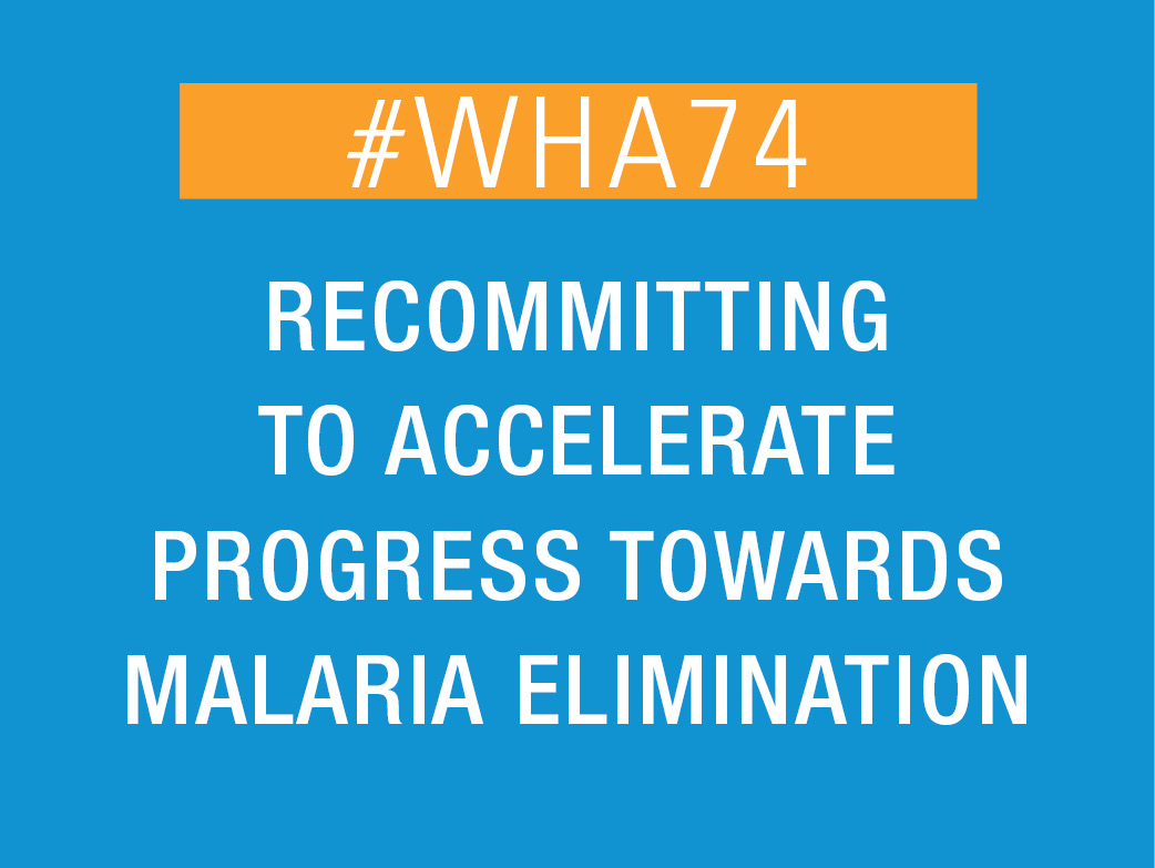 Illustration for WHA74 resolution on malaria