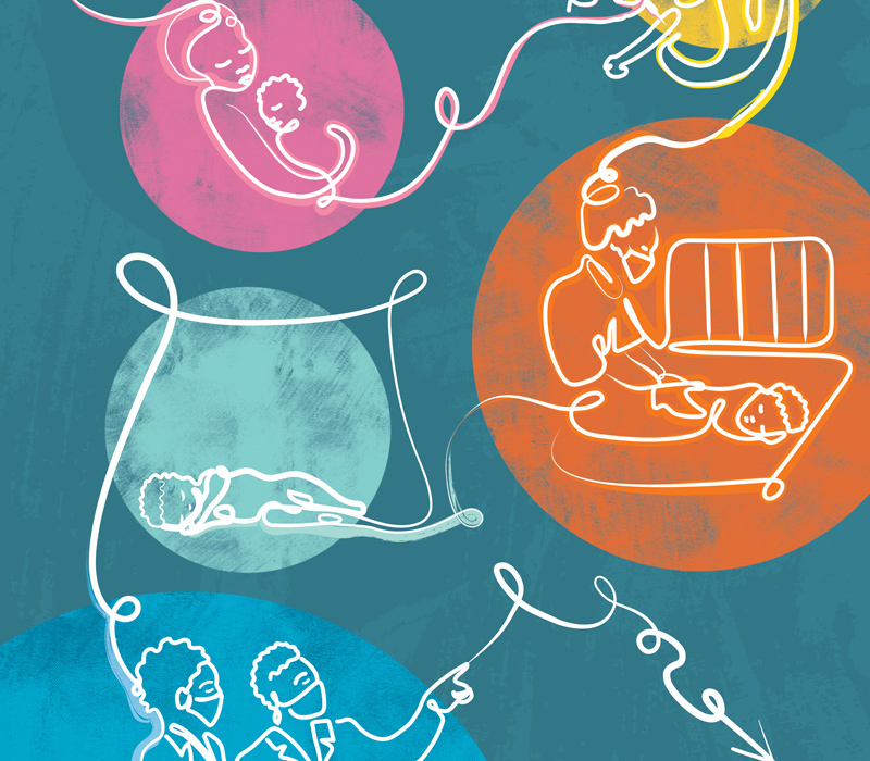 Cover illustration of the world malaria report 2021