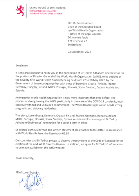 Proposals from Luxembourg