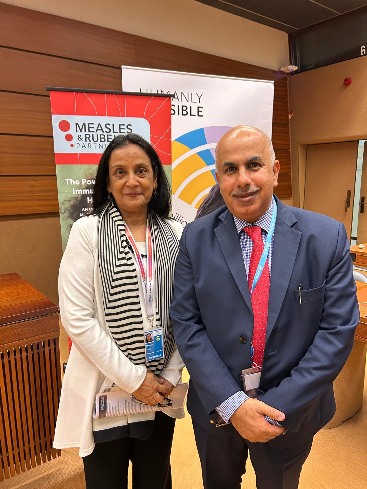 WHO Chief of Cabinet and Oman Minister of Health