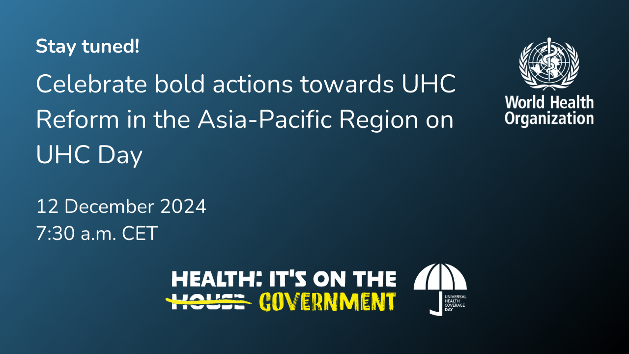 UHC Day celebrations in the Asia-Pacific Region