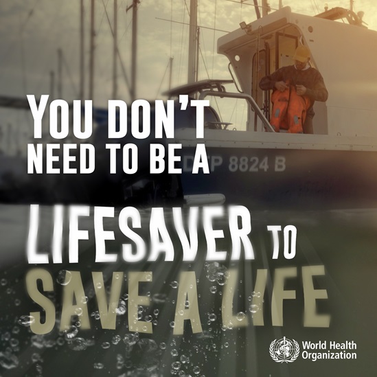 Social media tile reading: "You don't need to be a lifesaver to save a life"
