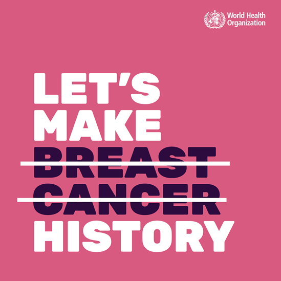 Breast cancer make history