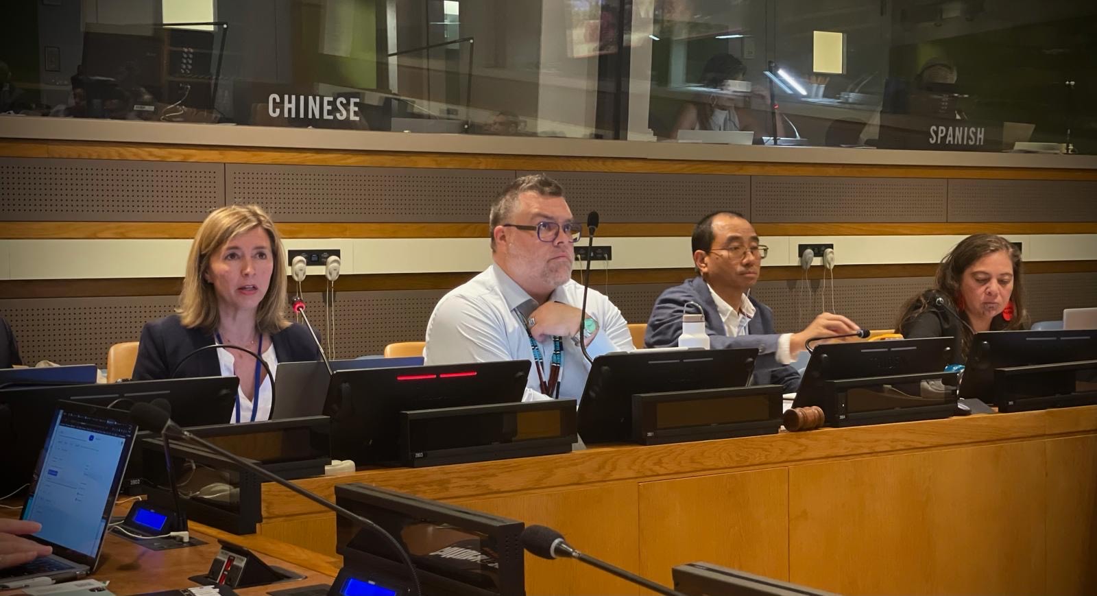 A panel of four people on indigenous health