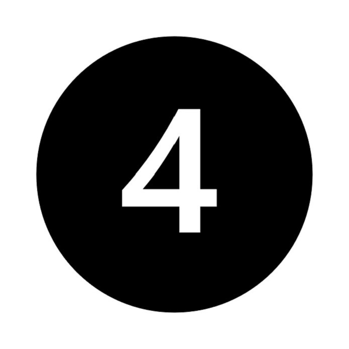 WAFoS 4 4 icon in black and white