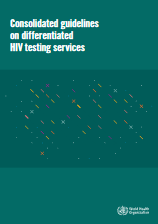 Publication cover of the 2024 WHO Consolidated guidelines on differentiated HIV testing services