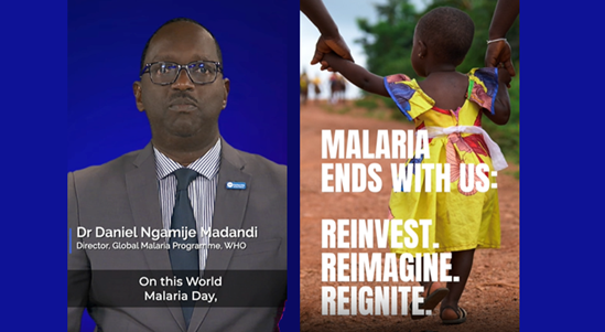 Dr Ngamije on World Malaria Day Campaign 2025