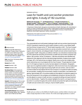 Cover PLOS article on Care Compact